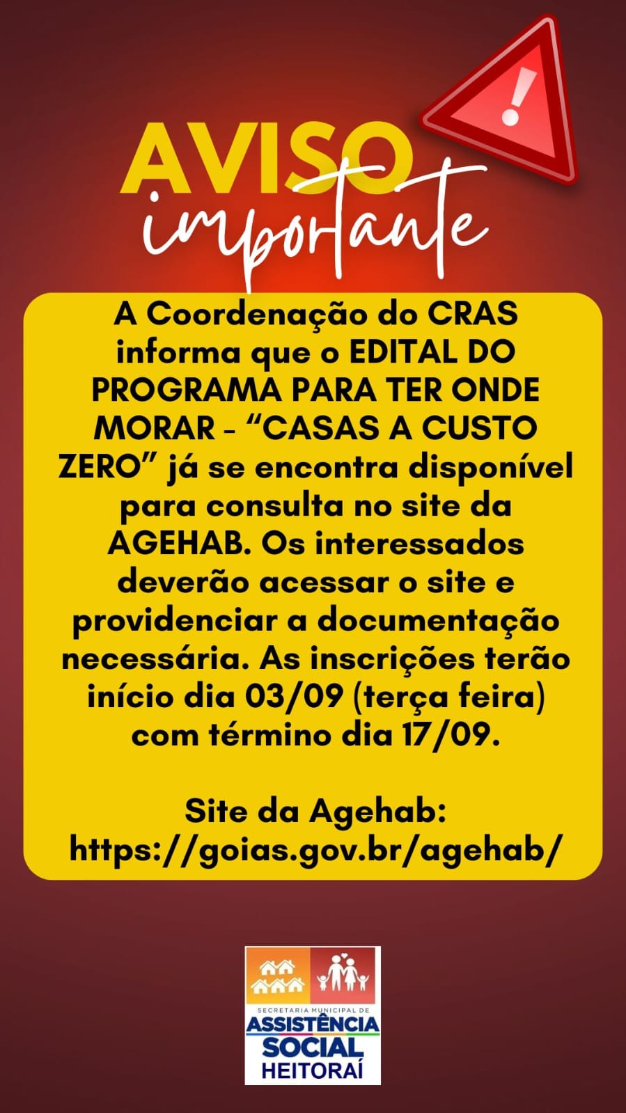 Inscrições Abertas